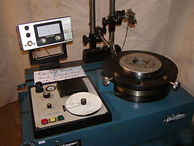 Federal concentricity tester,printout,air ride,grinding