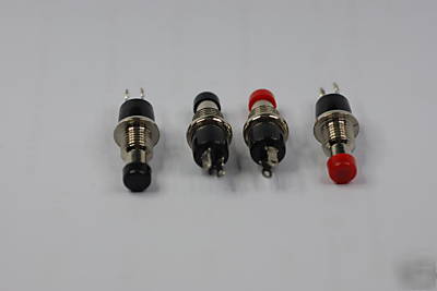 20* momentary push button sw 10 red 10 black miniature