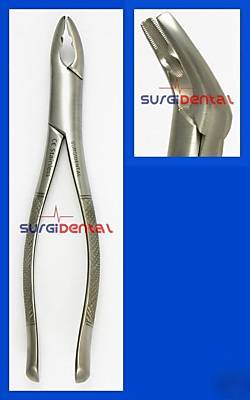 Dental tooth extracting forceps # 151AS w/serrated jaws