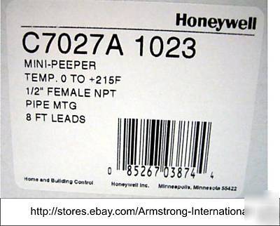 Honeywell C7027A1023 (C7023A 1023) u.v. flame detector