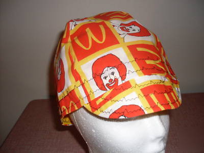 Mc donalds welding hat ronald mc donald