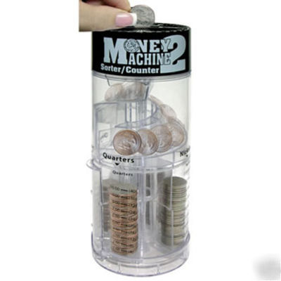 Money machine - 2 in 1 coin money sorter and counter