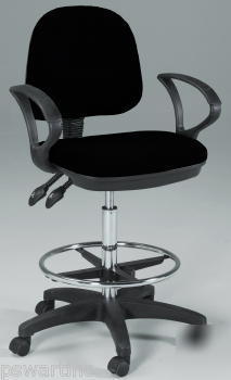 New adjust & tilt drafting counter height chair stool | 