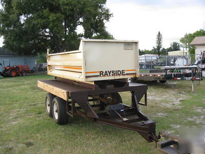 Rayside dump trailer scissor dump 5 ton off road