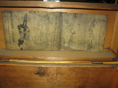 Yuasa 550-001 radius & angle dresser in wooden box 
