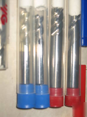 New 30 pc. carbide endmill lot all & in mint condition 