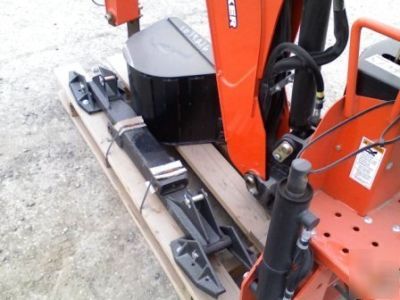 New woods BH80X backhoe attachment with 18