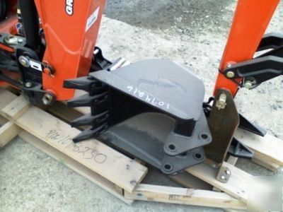 New woods BH80X backhoe attachment with 18