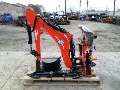 New woods BH80X backhoe attachment with 18