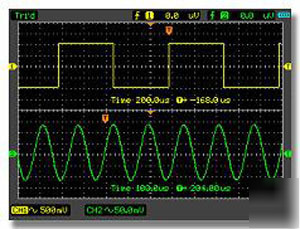 200MHZ handheld/portabâ€‹le scopemeter with dmm dso 1200