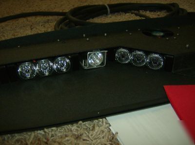 Code 3 supervisor interior led lightbar; tahoe, cvpi