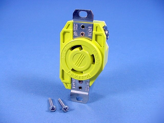 Corrosion resistant L5-30 locking receptacle 30A 125V