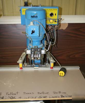 Hettich blue max mini pm drilling boring hinge machine