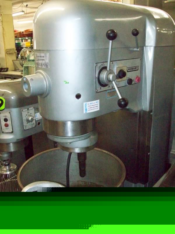 Hobart 120 qt. mixer w/ s.s. bowl and hook