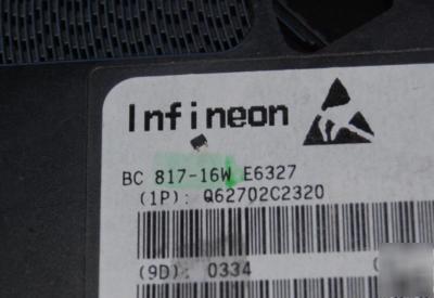 Infineon BC817-16W npn transistor 45V 500MA 170MHZ 200X
