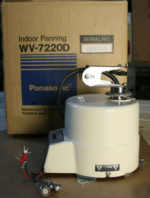 New panasonic wv-7220D indoor panning head scanner cctv
