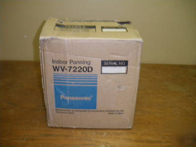 New panasonic wv-7220D indoor panning head scanner cctv