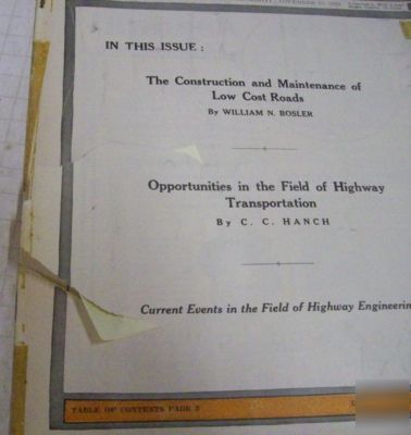 Good roads 1921 construction magazine vo 63 no 20 issue