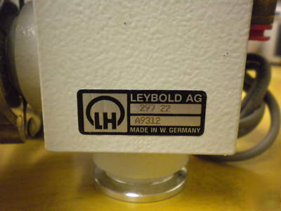 Leybold ag right angle valve w/ 275 mini-convectron