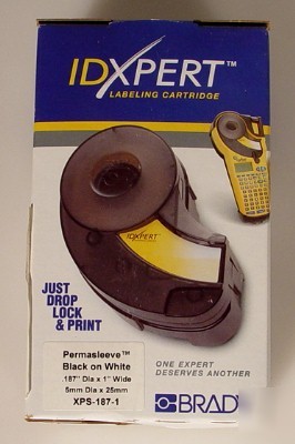 New brady idxpert label cartridge permasleeve xps-375-1 