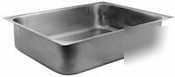 Drawer pan plastic 20'' x 20'' x 5'' - 132-1080