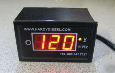 Easy to use voltage and frequency meter plug and play
