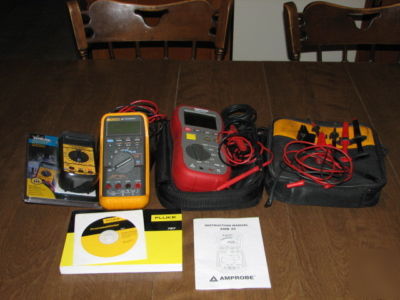 Fluke 787 amprobe megatest 1 ideal testpro multimeter