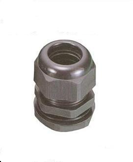 (10) nylon cable gland with locknut, 0.47