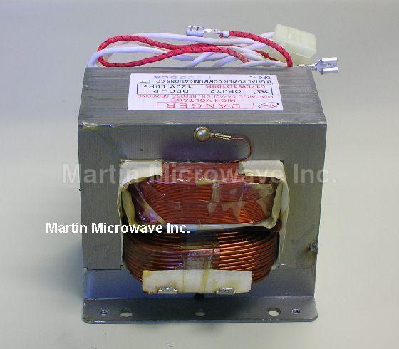1100 watt microwave oven high voltage transformer D109