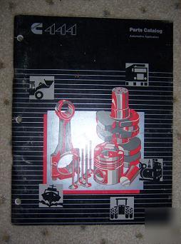 1986 cummins C444 diesel engine parts catalog auto s