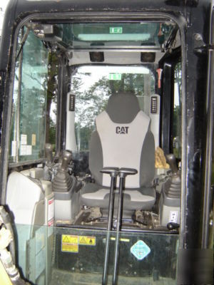 2007 cat 303C cr mini hydraulic excavator ac & heat 