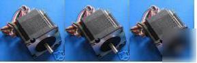 3 pcs nema 23 dual shaft stepper motor 185 oz-in