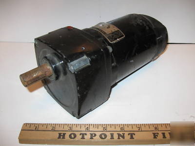 Bodine pmdc gearmotor 42D5BEPM-E3 130VDC 1/4HP 500 rpm 