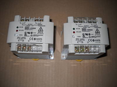 (2) omron S82K-03024 power supplies DC24V......