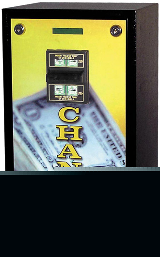 Cm-1250 bill changer vending machine - $250 change cap.