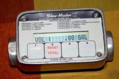 Flow master electronic flow meter