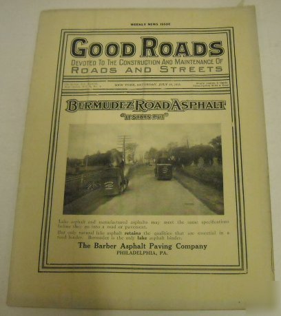 Good roads 1915 construction magazine vol. 10 # 4