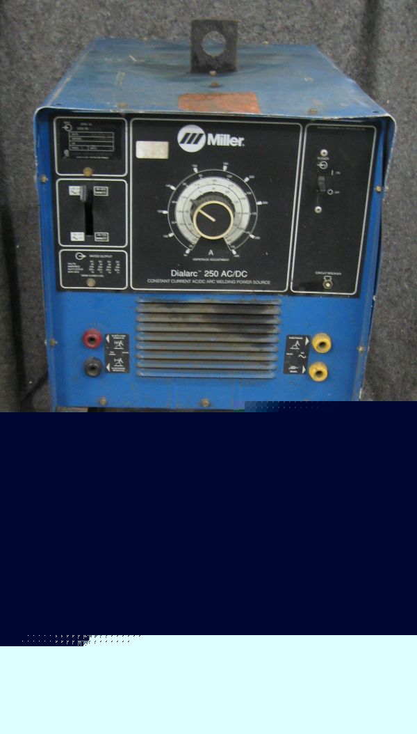 Miller dialarc 250 ac/dc arc welder stick 220V 1PH