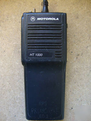 Motorola HT1000 vhf portable radio # H01KDC9AA3DN 01