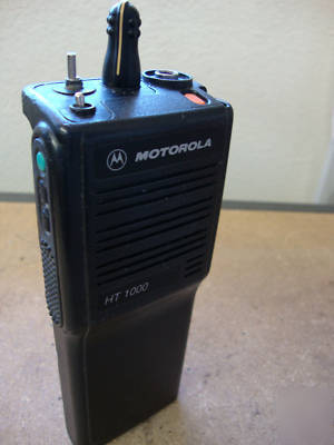 Motorola HT1000 vhf portable radio # H01KDC9AA3DN 01