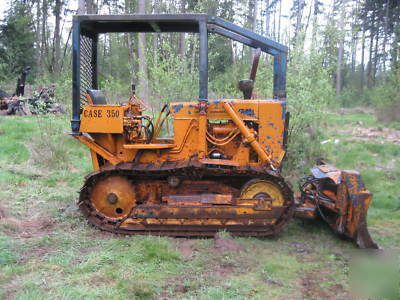 1978 case 350 bulldozer with 6 way blade