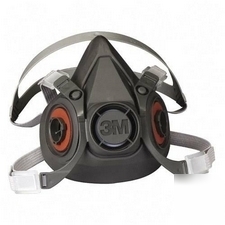 3M 6000SERIES half facepiece respirator medium,bk/gy K9