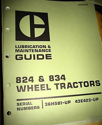 Caterpillar lubrication-maint.guide wheel tractor cat