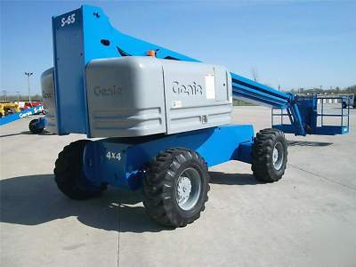 Genie S65 aerial manlift boom lift man boomlift 4 x 4