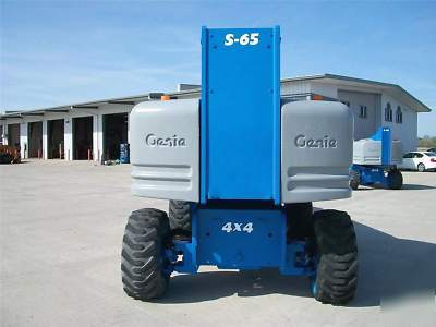 Genie S65 aerial manlift boom lift man boomlift 4 x 4