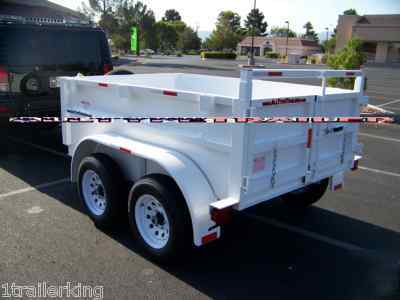 New 2010 model hydraulic hd dump trailer with remote