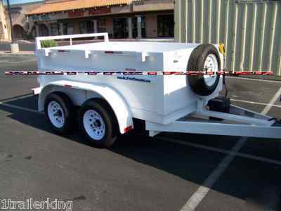 New 2010 model hydraulic hd dump trailer with remote