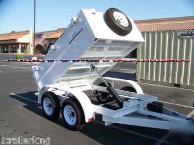 New 2010 model hydraulic hd dump trailer with remote