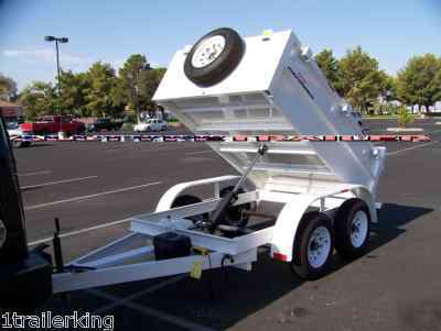 New 2010 model hydraulic hd dump trailer with remote