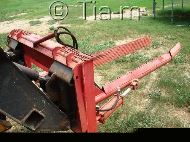 Nursery tree pinchers hydraulic bobcat attachment 2500